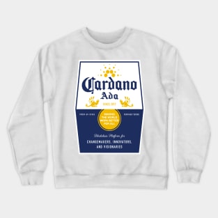 Cardano Beer Label Crewneck Sweatshirt